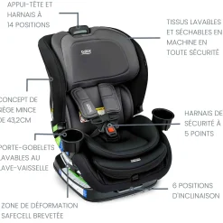Britax Poplar™ Convertible Car Seat - STONE ONYX