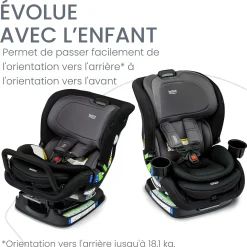 Britax Poplar™ Convertible Car Seat - STONE ONYX