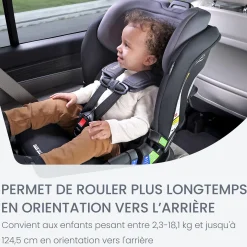 Britax Poplar™ Convertible Car Seat - STONE ONYX