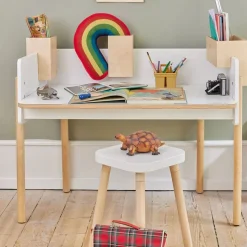 Brooklyn Desk - White/Natural