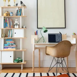 Brooklyn Desk - White/Natural
