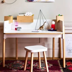 Brooklyn Desk - White/Natural