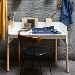 Brooklyn Desk - White/Natural