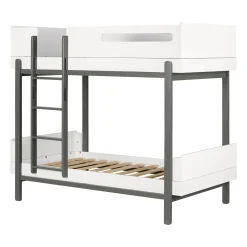 Bunk Bed - Bebble Soft Gray and White