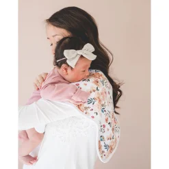 Burp Cloths (3) - Flower Autumn