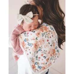 Burp Cloths (3) - Flower Autumn