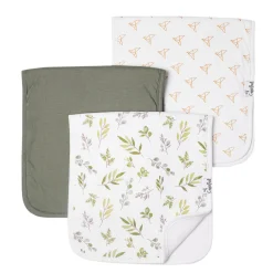 Burp Cloths (3) - Leafs Haven