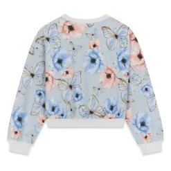 Butterfly Print Sweatshirt7-14y