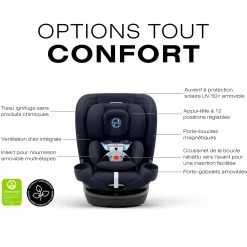 Callisto G 360 Rotating All-in-One Car Seat - Ocean Blue