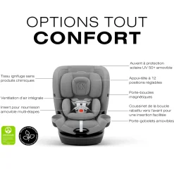 Callisto G 360 Rotating All-in-One Car Seat - Stone Grey