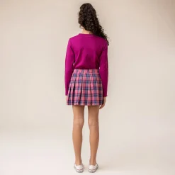 Campus Plaid Skirt 2-12