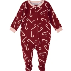 Candy Canes Pajamas 0-24m