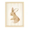 Canva with Natural Frame - Rabbit
