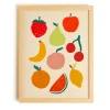 Canva with Natural Frame - Fruit Palette