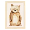 Canva with Naturel Frame - Bear