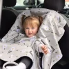 Car Seat Poncho 0-6y - Daisies