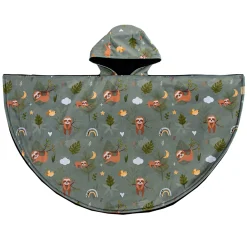 Car Seat Poncho 0-6y - Sloth