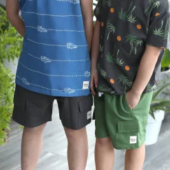 Cargo Charcoal Short 2-8y