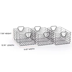 Central Park Storage Baskets (Set Of 3) - Black