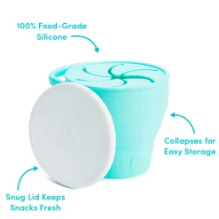 C’est Silicone!™ Snack Catcher with Lid - Mint