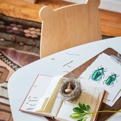 Chairs Bear Naturel/ Whte (2)