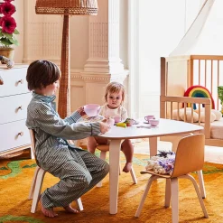 Chairs Natural/White (2)