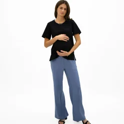 Chambray Maternity Pants