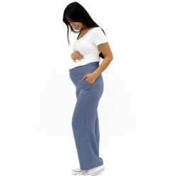 Chambray Maternity Pants