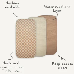 Changing Pad Liners (3) - Natural Check