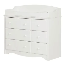Changing table / Dresser with 6 Drawers Angel - White