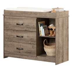 Changing Table - Tassio Weathered Oak