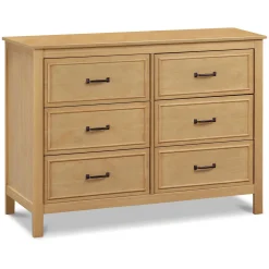 Charlie 6-Drawer Double Dresser - Honey