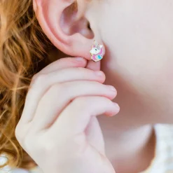 Charming Whimsy Necklace and Earring Gift Set - Unicorn Dreams