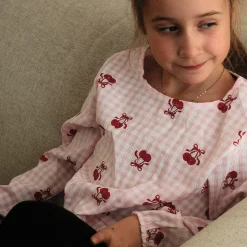 Cherries Vichy Blouse 7-14y