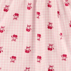 Cherries Vichy Dress 7-14y