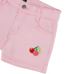 Cherry Pink Denim Short 3-6