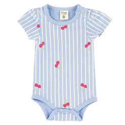 Cherry Stripe Bodysuit 3-24m