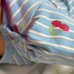 Cherry Stripe Bodysuit 3-24m