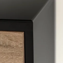 Chest - Arlen Weathered Oak and Matte Black