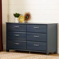 Chest with 6 Drawers Asten - Blueberry