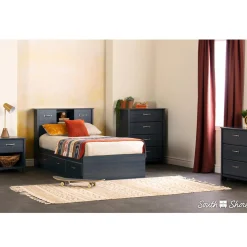 Chest with 6 Drawers Asten - Blueberry