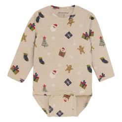 Christmas Aop Bodysuit 6-24m