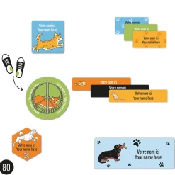 Classical Name Labels - Animals