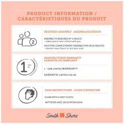 Clothes Rack with Storage Shelves - Sweedi Natural