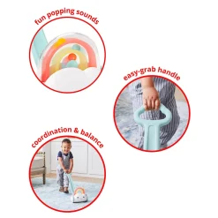 Cloud Rainbow Push Toy