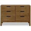Colby 6-Drawer Double Dresser - Walnut