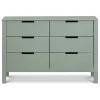 Colby 6-Drawer Double Dresser - Light Sage