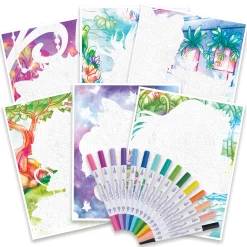 Color By Number Nebulous Stars - Mystery