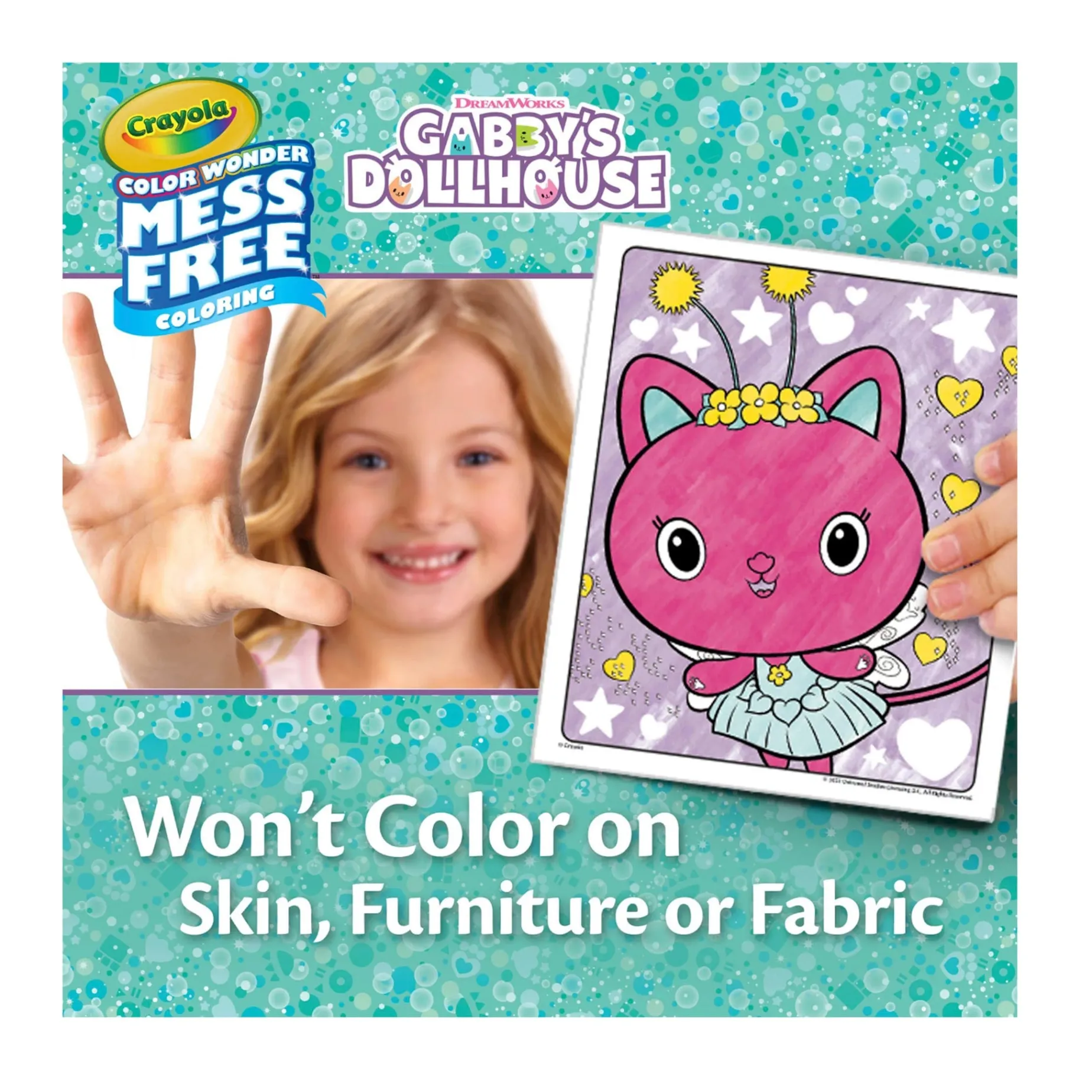Color Wonder Mess-Free Colouring Pages & Mini Markers - Gabby's Dollhouse