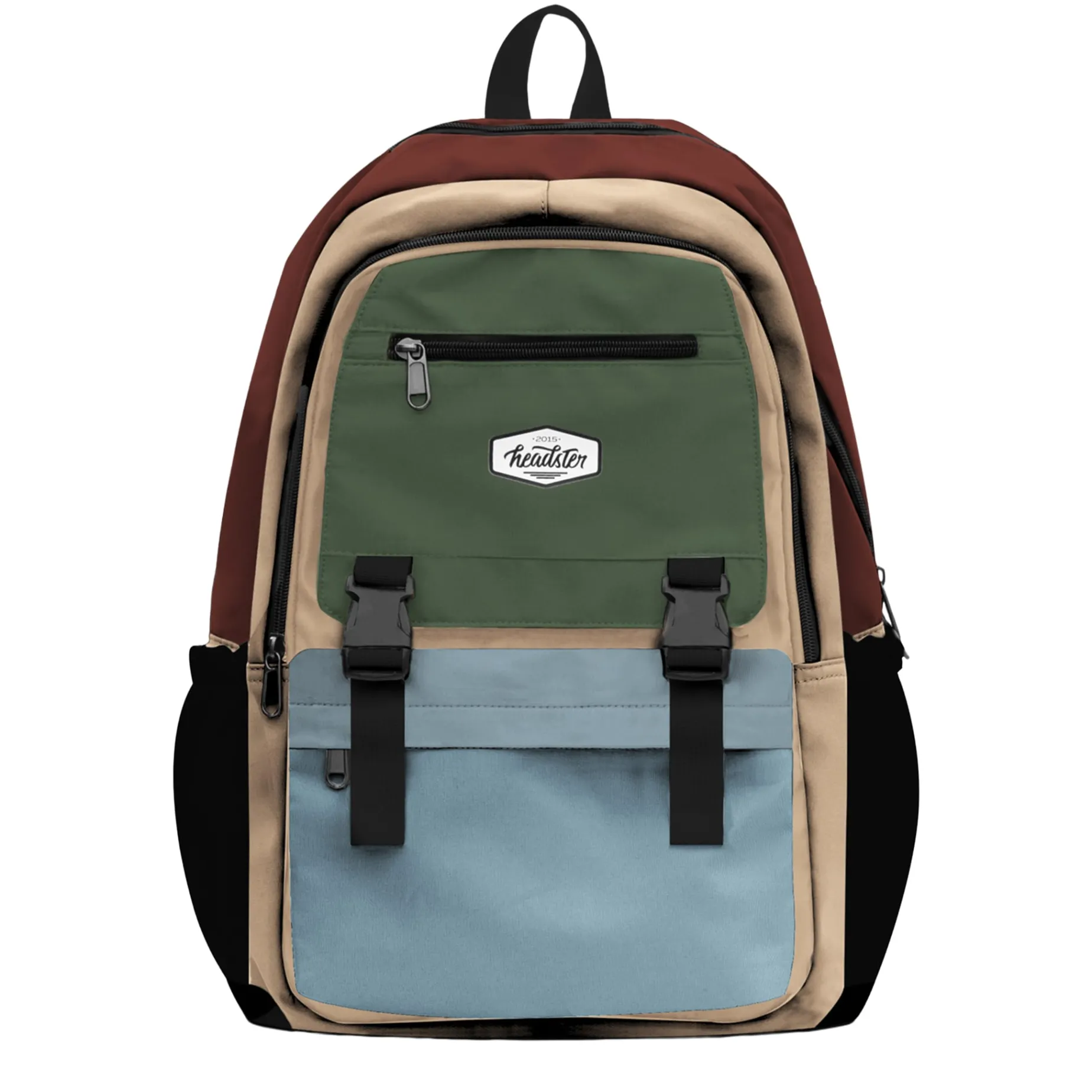 Colorblock Backpack - Safari Breeze